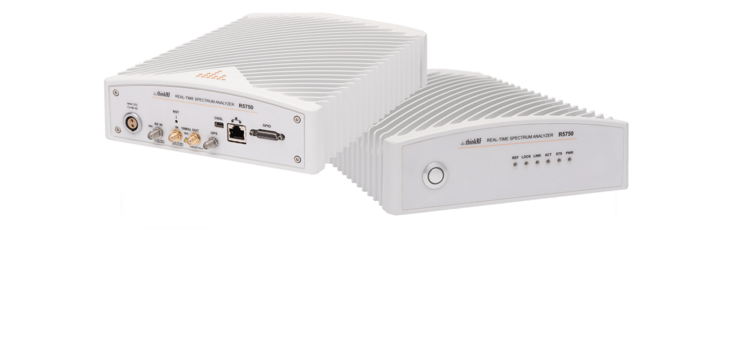 New Think RF real-time spectrum analyzers R5550 & R5750