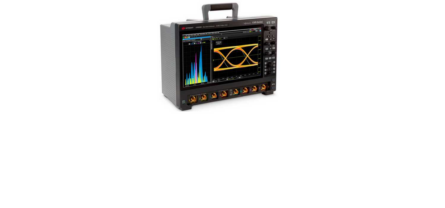 Új Keysight Infiniium EXR sorozatú oszcilloszkóp