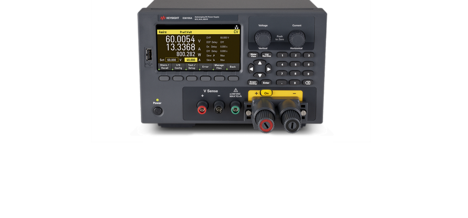 Új Keysight E36150A sorozatú 800 W-os asztali tápegységek