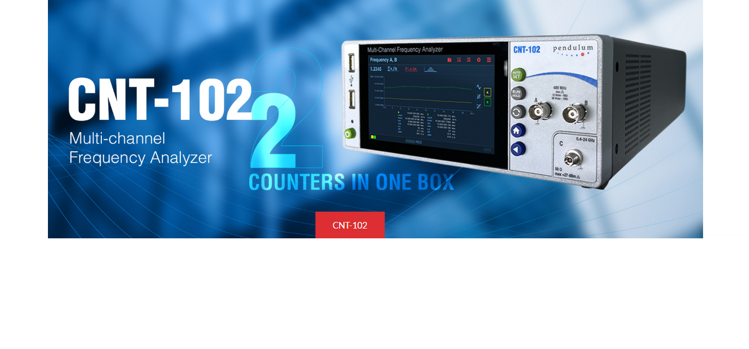 A Multi-csatornás Frekvencia Számláló/Analyzer Pendulum CNT-102