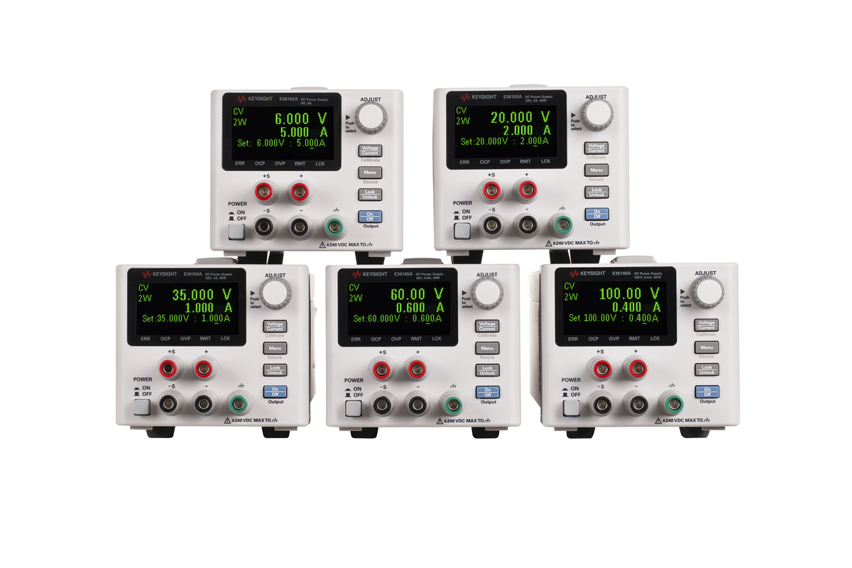 Keysight E36100 sorozatú DC tápegységek