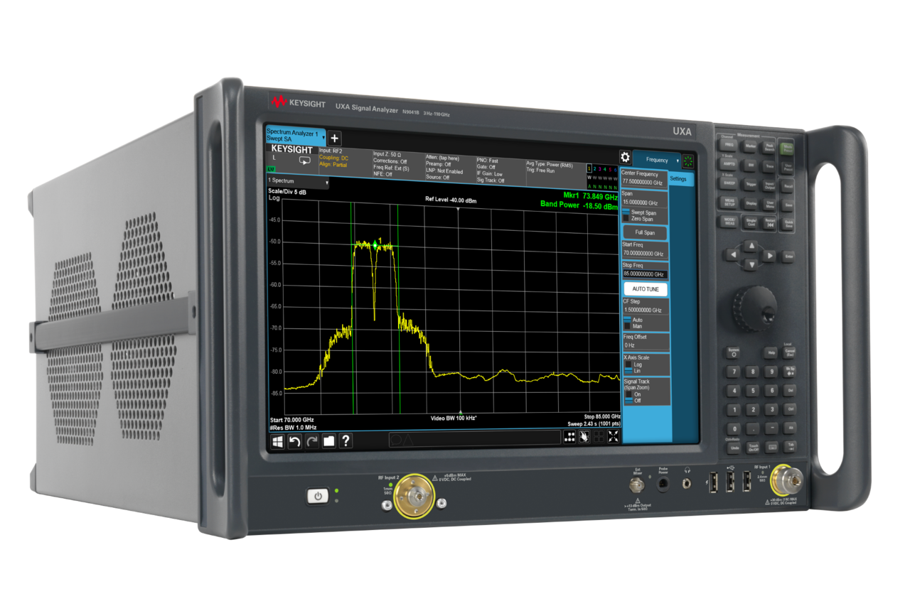 Tovább erősíti piacvezető pozícióját a Keysight Technologies a milliméterhullámú jelanalízisben a legújabb, 110 GHz-es jelanalizátor megoldásával